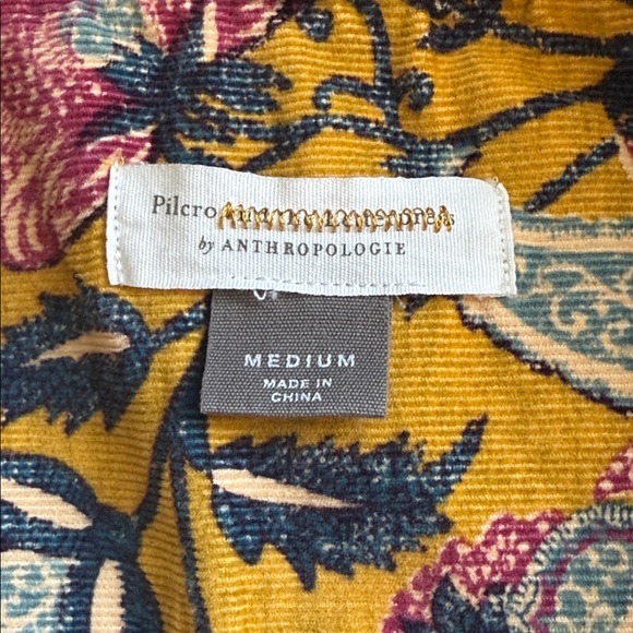 Anthropologie Pilcro Sigourney Corduroy Top  MEDIUM - Picture 2 of 12